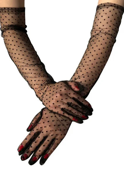 Black Dots gloves