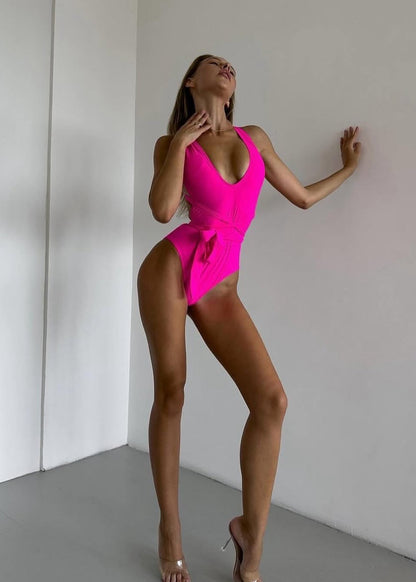 Pink One piece swimsuit