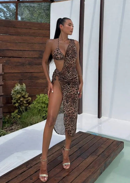 Tiger Three pieces swimsuit